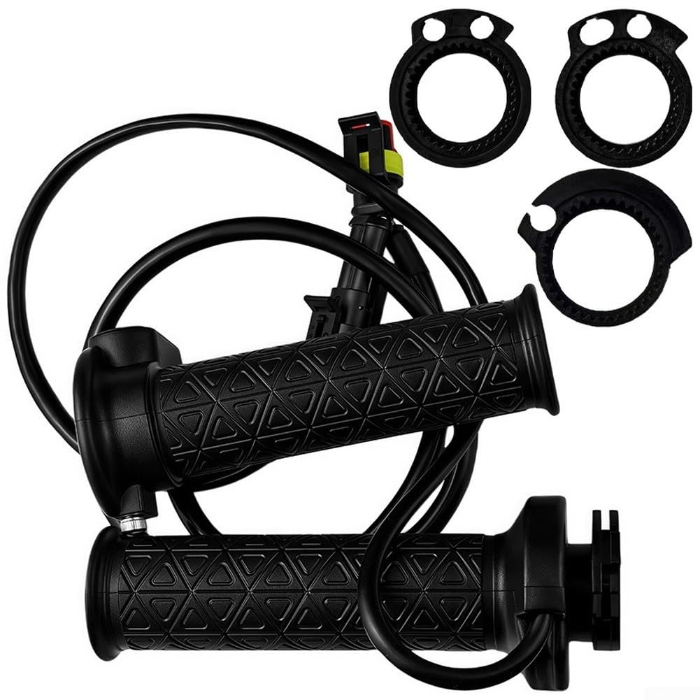 Manopole riscaldate per moto da cross e scooter, tecnologia Quick Heat Technology Cold Weather Gear Fit Black Pair