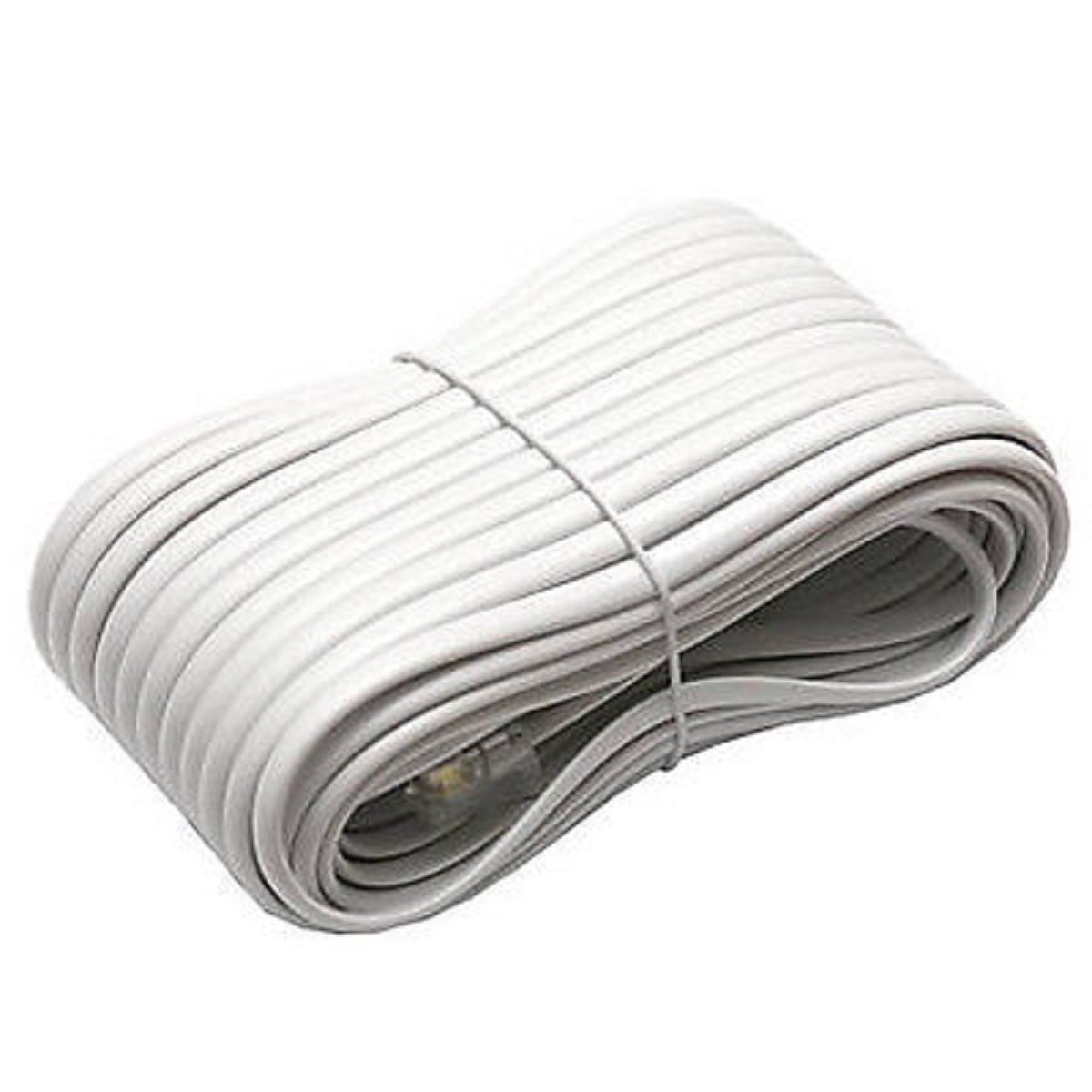 Sunpure White Telephone Modem Line Cord Cable,TELEPHONE CABLE , RJ11