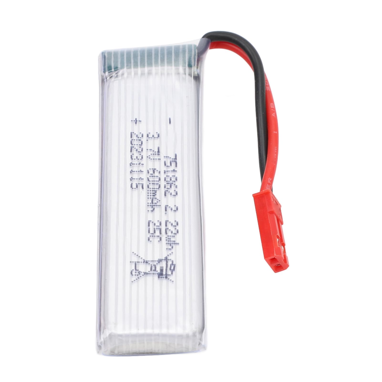 Drone Battery,Long Lasting Power 3.7V 600mAh Drone Battery with JST Red Plug for UDI U815A U818A U819A