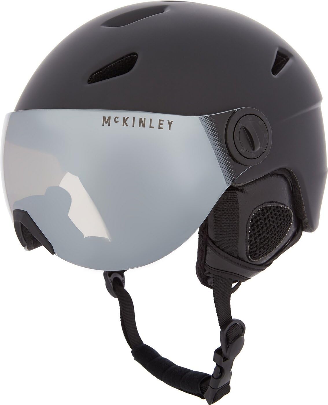McKINLEY Pulse S2 Visor Hs-01 Ski Helmet BLACK S
