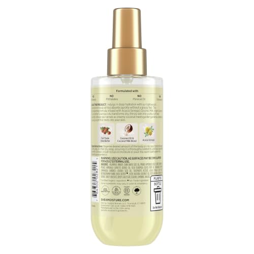 Image of Shea Moisture Daily Hydration Body Oil with Virgin Coconut Oil 6.7oz | For dry skin - delivers lightweight hydration and a healthy glow with Virgin Coconut Oil and Coconut Milk.