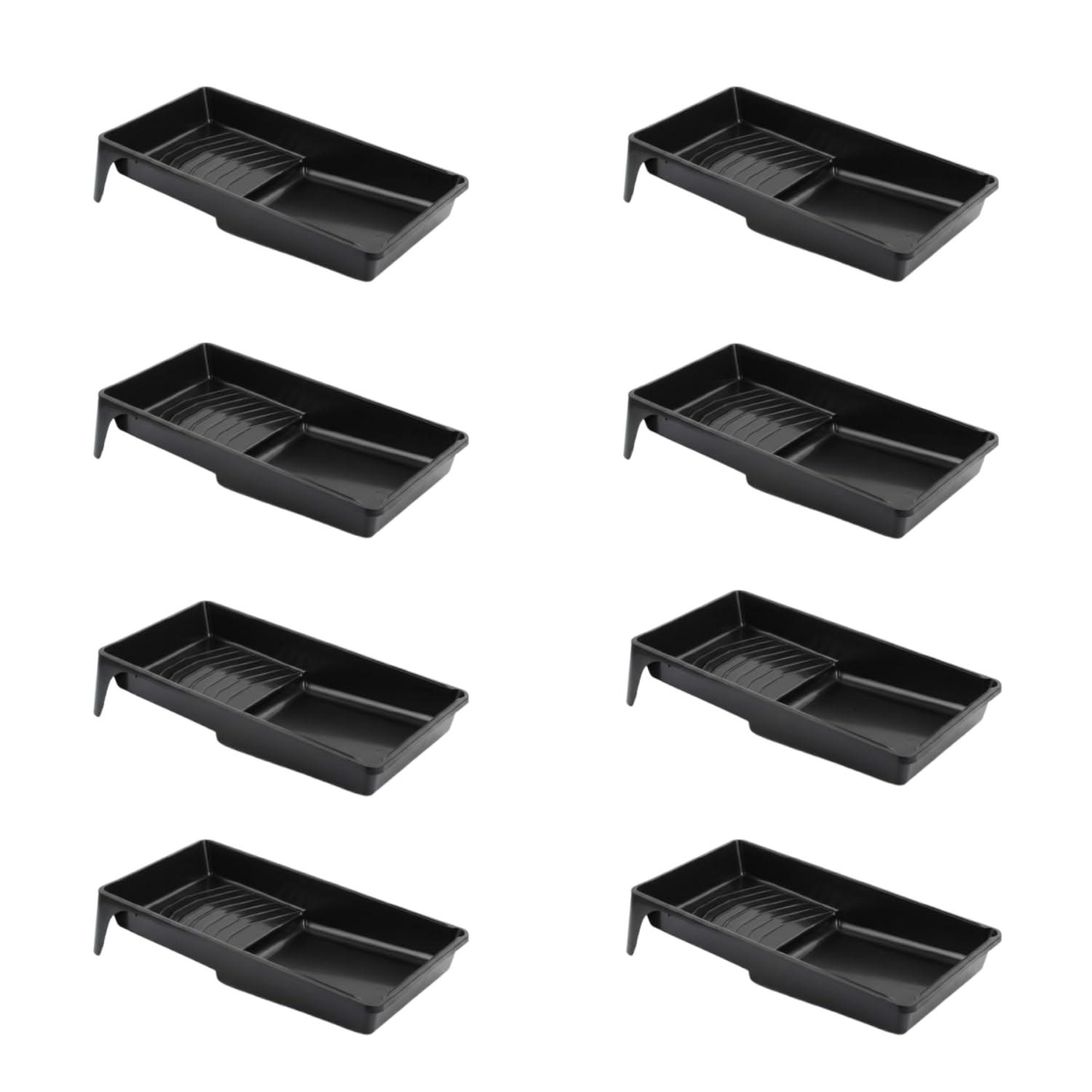Superpetstoreuk247 Pack Of 8 4 Inch Professional Plastic Roller Trays Decorators Painting Paint Tray