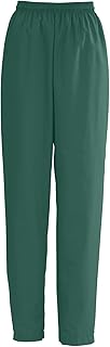 Medline AngelStat Ladies Elastic with Draw Cord Scrub Pant, XS, Hunter Green