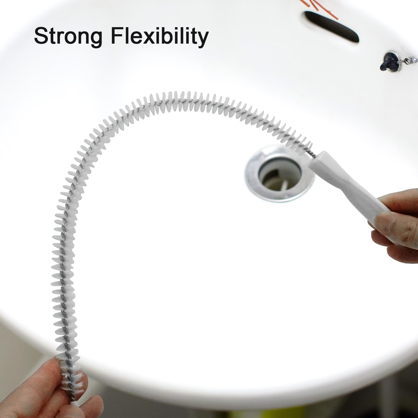 Kit Di 5 Pezzi Per Pulizia Scarichi RAFIYU - Stura Lavandini E Scovolini Flessibili