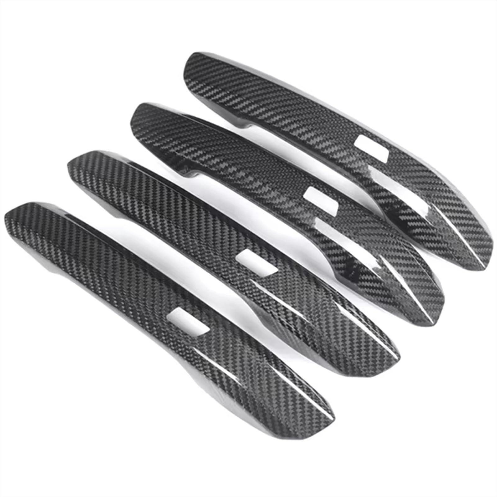 CFAYRLMS Door Handle Protector Car Door Handle Trim Compatible with for A5 for Q5L 2017-2021 Car Cap Cover Frame Trim Plus Complete Pair Set Accessories