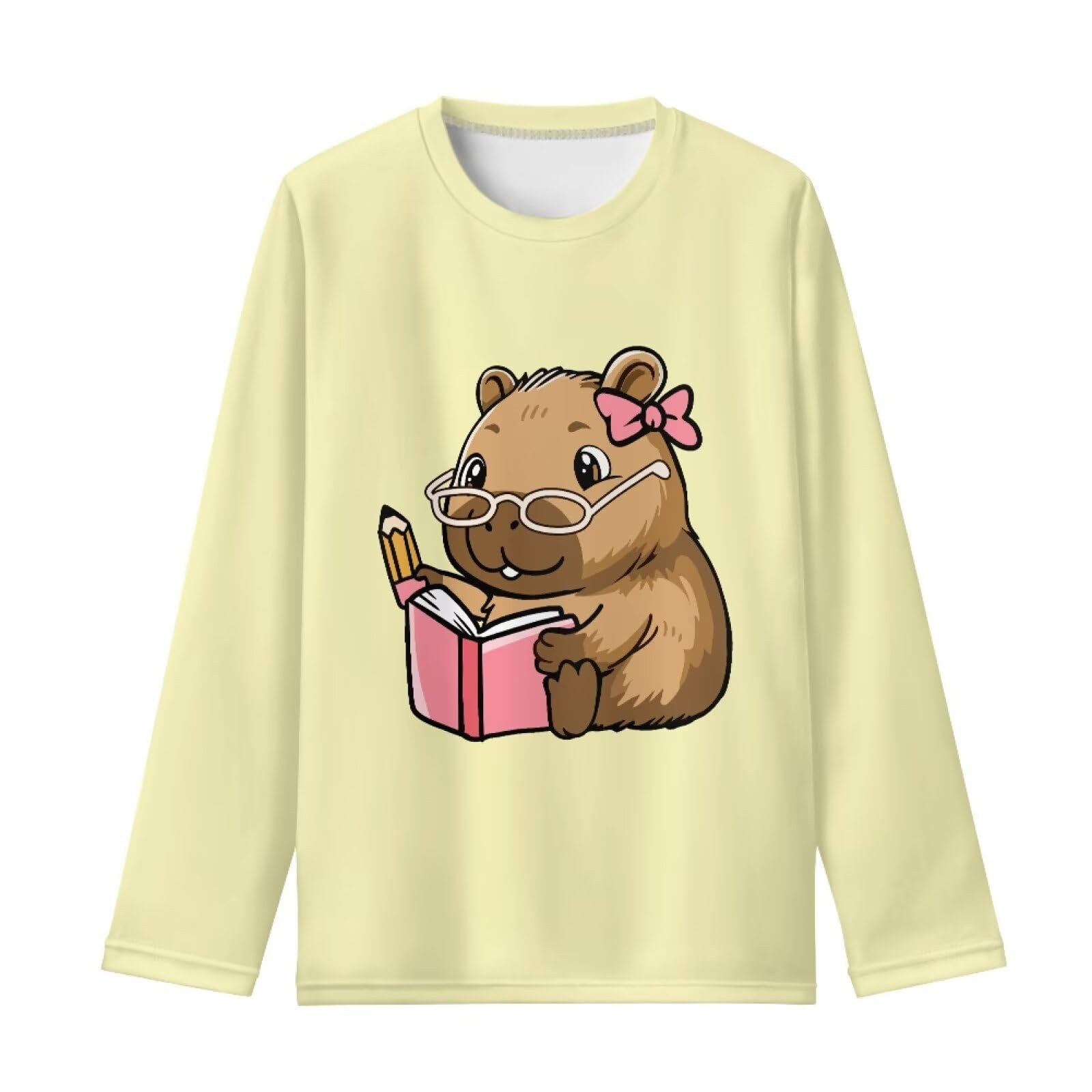 Long Sleeve Shirts for Girls Casual Crewneck Tops Fall Winter Outfits for 3-16 Years Old