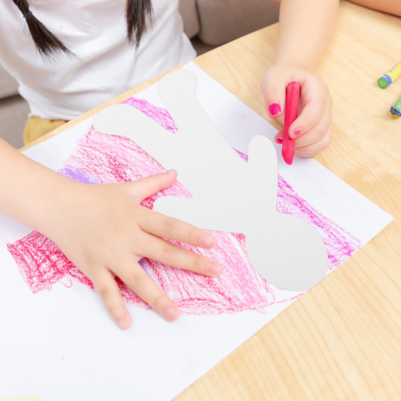 20 muñecos de papel blanco para pintar, figuras humanas de cartón para manualidades, niños, niñas, guardería, decoración escolar