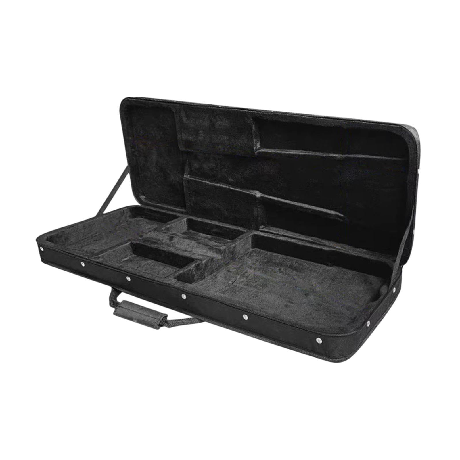 Custodia rigida per chitarre elettriche standard, portatile e resistente, per musicisti che cercano sicurezza per la custodia rigida per il trasporto