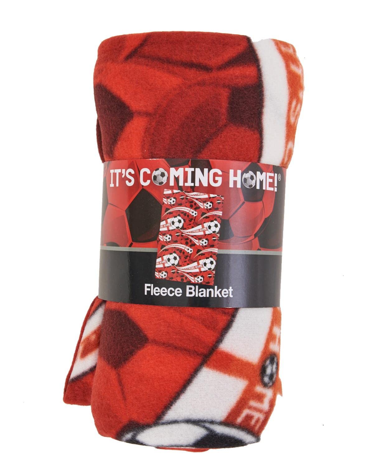 Its Coming Home Fleece Blanket Bed Throw, Its Coming Home Flag Design, Single Fleece Blanket - Image 2