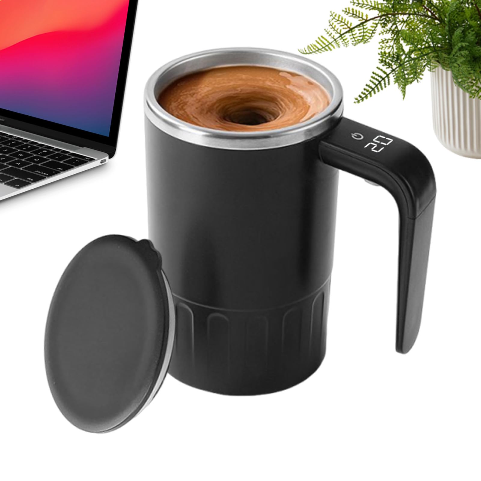 Évitez les brûlures avec la tasse auto-mélangeuse thermique pour le bureau