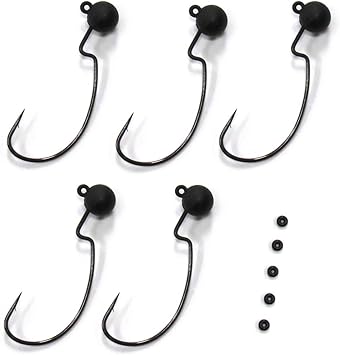 Amazon ハーモニーフィッシング タングステン オフセット ウィードレス ネッドリグ ジグヘッド 5パック 1 16oz 5 Pack ブラック Harmony Fishing Company オモリ シンカー Amazon ハーモニーフィッシング タングステン オフセット ウィードレス ネッドリグ ジグヘッド 5パック 1 16oz 5 Pack ブラック Harmony Fishing Company オモリ シンカー