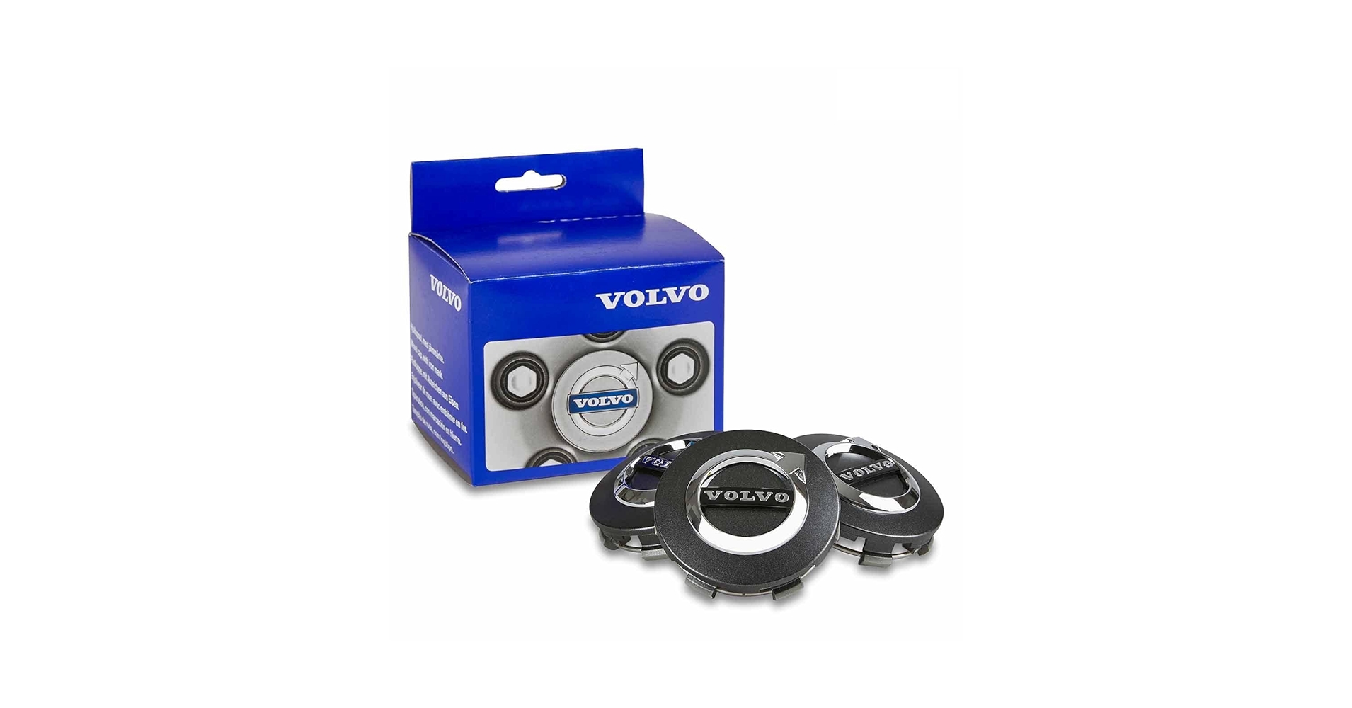 Amazon.com: Volvo Center Cap Kit 31414935 - Dark Grey