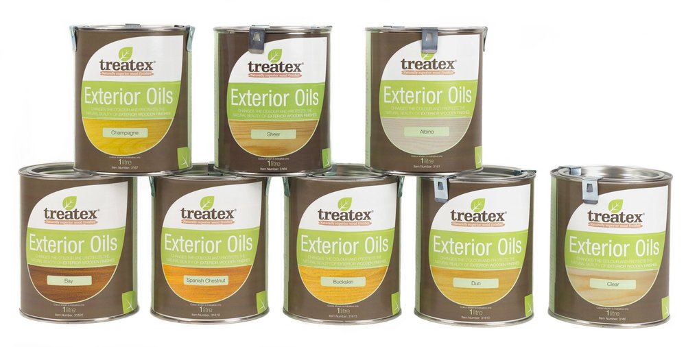 Treatex Exterior Oil for Decking, cladding etc - Clear 3160 2.5 Litre