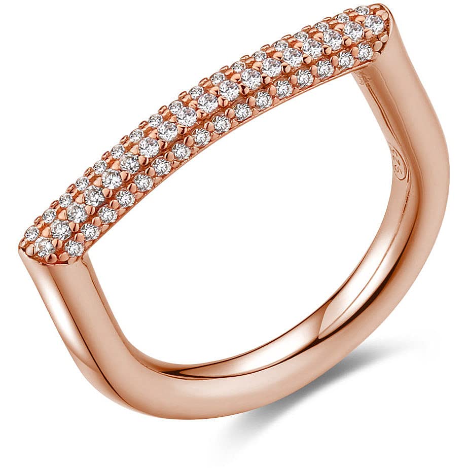 Anello ROSATO Bianca RZBI34C cadeau idéal pour anniversaire et fête