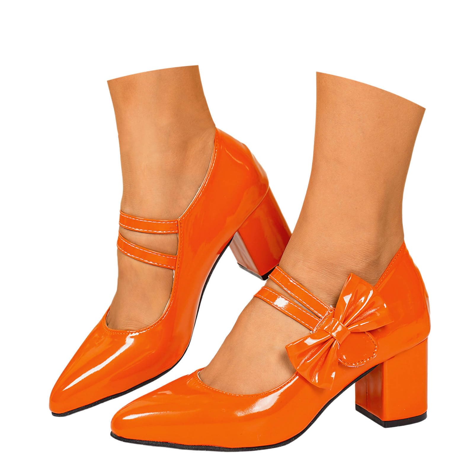 Damen Schuhe Traditionelle Damen mit Blockabsatz Elegante Tanzschuhe Brautschuhe mit Schnalle klobige Ballerinas Kostümschuhe für Alltag Freizeit