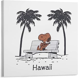 スヌーピー ポスターアートパネル 壁の絵 壁掛け おしゃれ インテリア 部屋飾り フレーム 装飾画 モダン キャンバス絵画 ソファの背景絵画 30×30cm(木製フレーム付き)