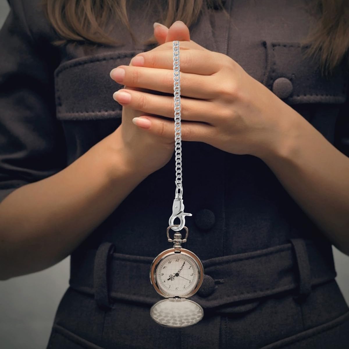 POPETPOP 3pcs Metal Pants Chain Pocket Watch Chains Accessories for Men Replacement Supplies