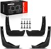 A-Premium Deflectores de Barro Compatibles con Acura RDX Base 2013-2018 SUV | Protectores Duraderos Protegen la Pintura del Vehículo, Sin Perforación Requerida con Accesorios de Ferretería, Paquete de 4 Delanteros y Traseros 1