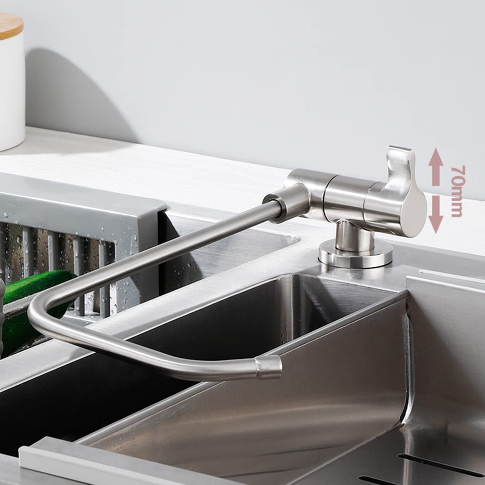 Grifos de cocina para sistema de filtro de agua Grifo de agua filtrada con rotación de 360 ° Grifo de filtro de agua-Chrome