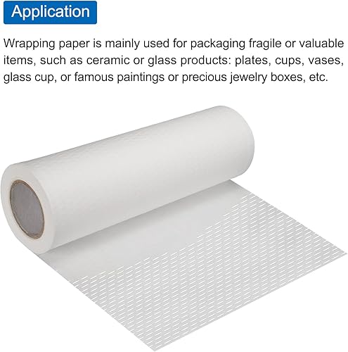 Miniatura 10 de MECCANIXITY Papel de embalaje de panal de abeja de 12 pulgadas x 164 pies, rollos de embalaje para envíos en movimiento, regalos de embalaje negro