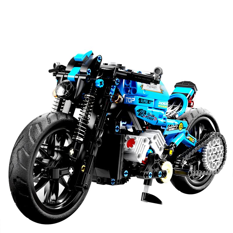 litodinogo TGL T3032 Klemmbausteine Technik klassisches Motorrad Spielzeug Bausteine Bausatz, Fahrzeug-Set…