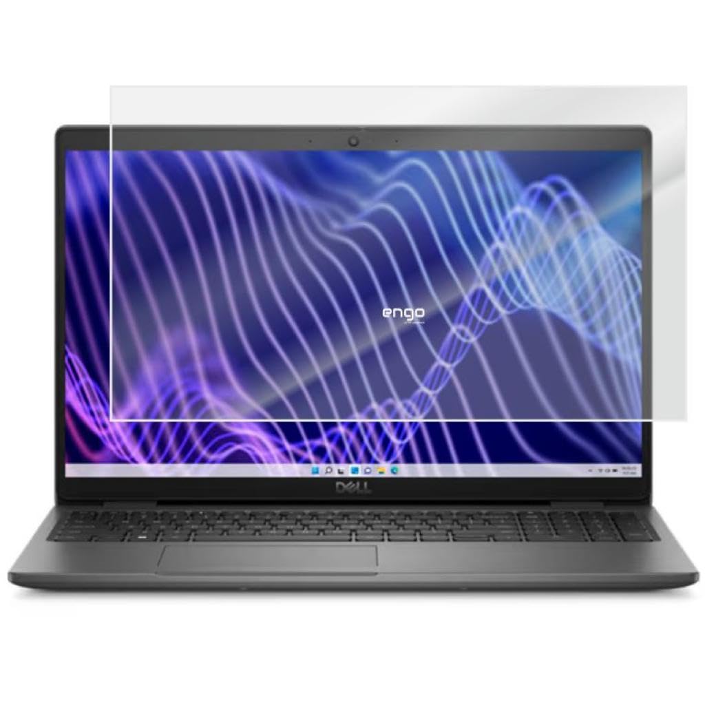 Engo Dell Latitude 3540 15.6 İnç İle Uyumlu Mat Ekran Koruyucu Notebook, Yansıma Ve Parlama Önleyici Parmak İzi Bırakmayan Laptop Koruma, 9H Temperli Kırılmaz Esnek Nano Cam