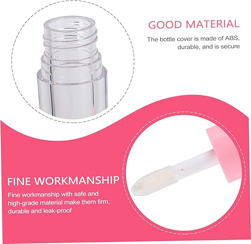 10pcs Cute Lip Gloss Tubes Empty Lip Balm Bottles Leakproof for Diy Beauty Products