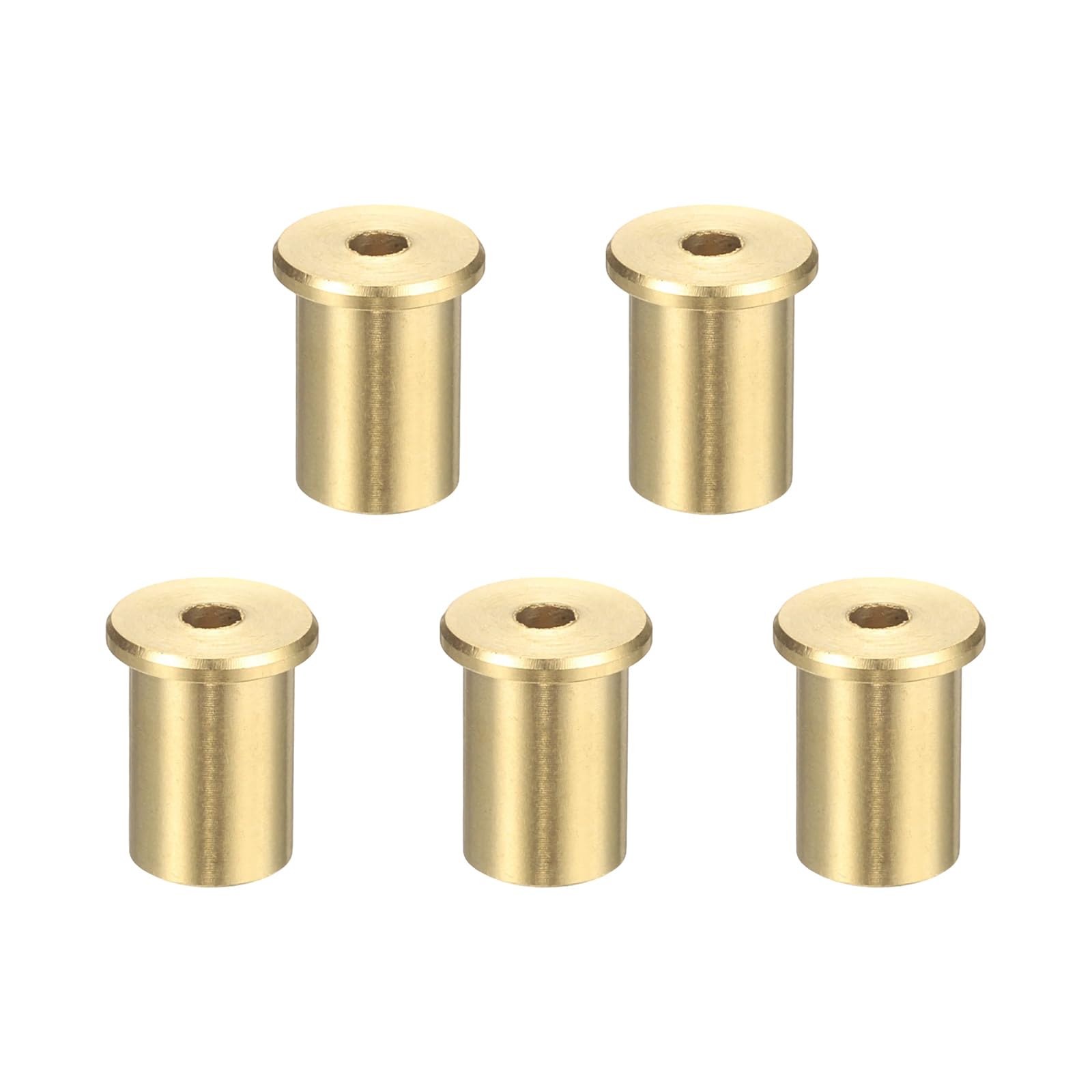 YELARXI Golf Brass Tip Weights, Club Weight Head Accessories Reusable Plug Insert Golf Weighted Spike for Steel Wood Iron Shaft 5Pcs & 3g -Fit For(0.355"/0.370" Pointed Shaft)