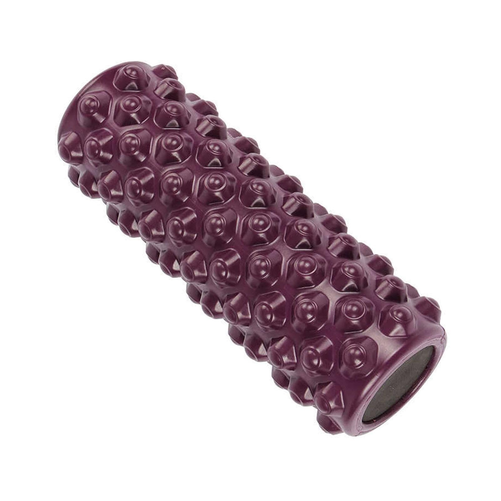 Rouleau Yoga Rempli Mousse Solide, Rouleau De Yoga Haute Densité, Portable