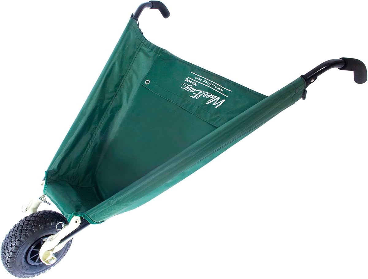 WheelEasy LE - Foldable Garden Cart (Wheelbarrow) with Easy Grip Handles