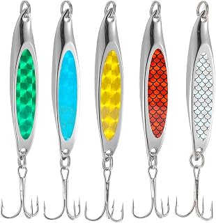 Metall-Spoon Blinker 5er-Set, Löffelköder