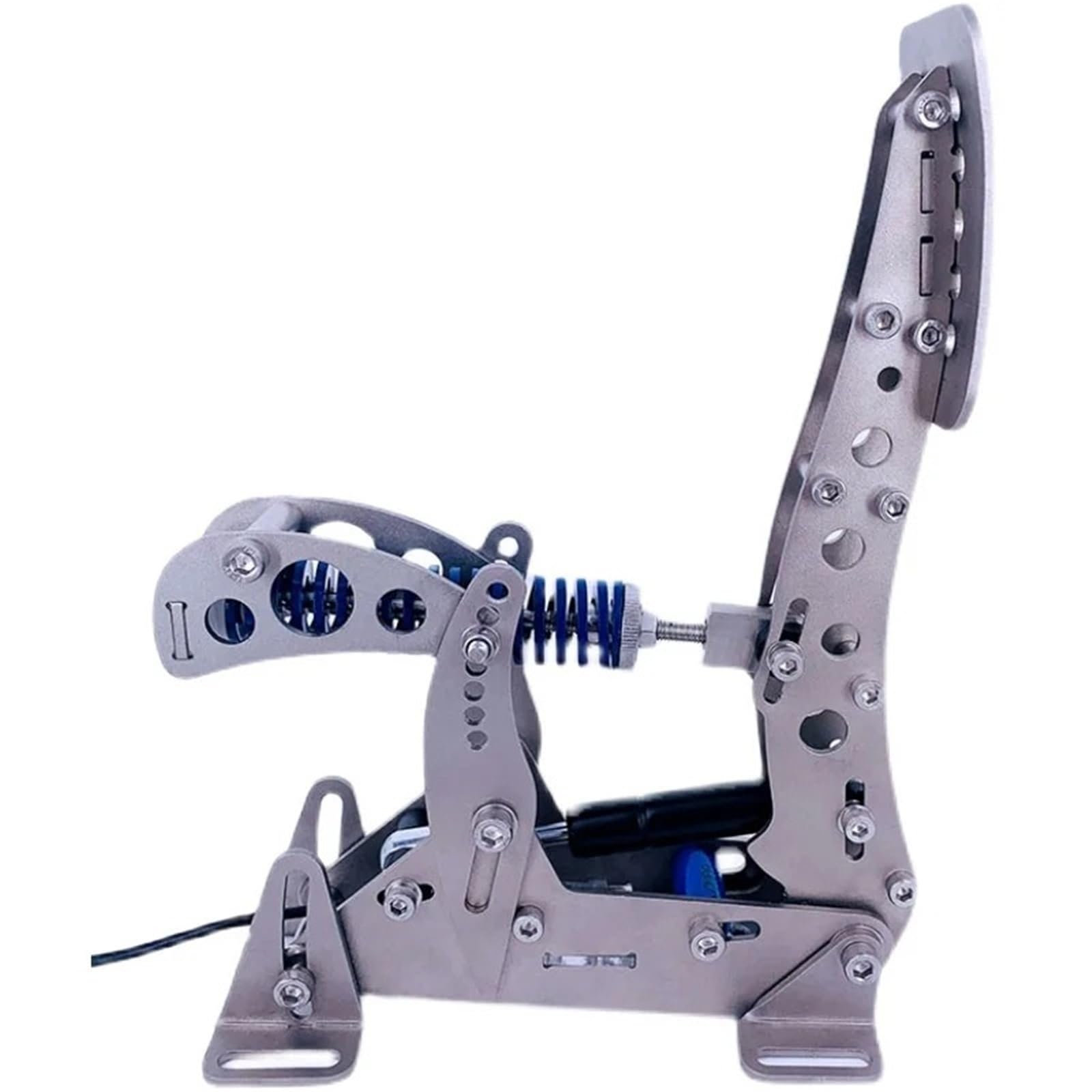 Compatibile Con 3 Pedali Sim Racing Cella Di Carico Idraulica PC Racing Rig | Struttura cella carico idraulica, sensazione naturale per giochi corsa PC(Three pedals 80)