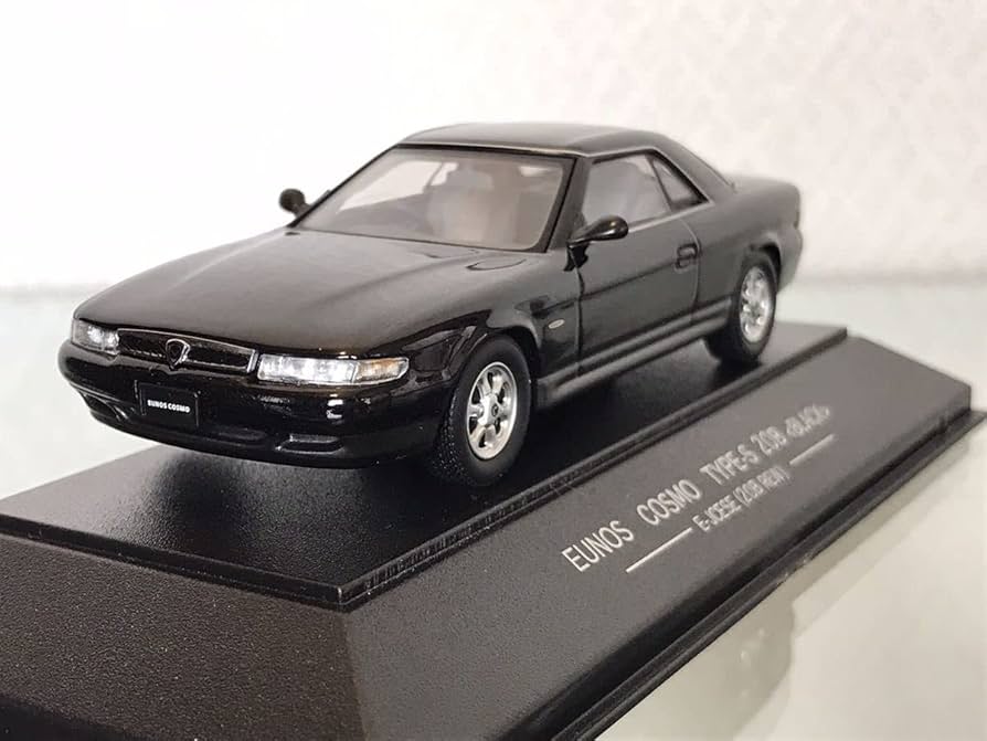 Amazon | 1/43 ユーノス コスモ タイプS 20B ブラック ミニカー