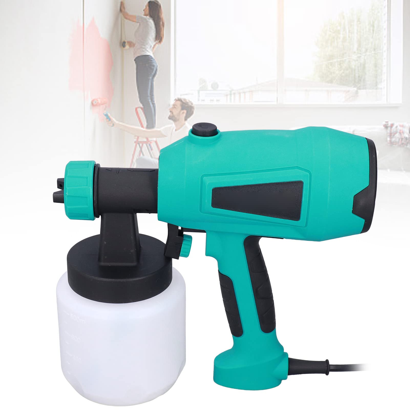 Fafeicy Pistola de Pintura Manual, de Alimentación por Succión de 850