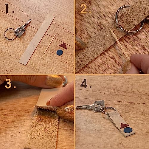 Leather Repair Filler (Black) - For Filling Holes, Scuffs, Scratches, Cracking Etc - Heavy Filler - & Leather Glue - Solvent Based – Professional Strength – Strong, Quick Drying & Very Flexible -