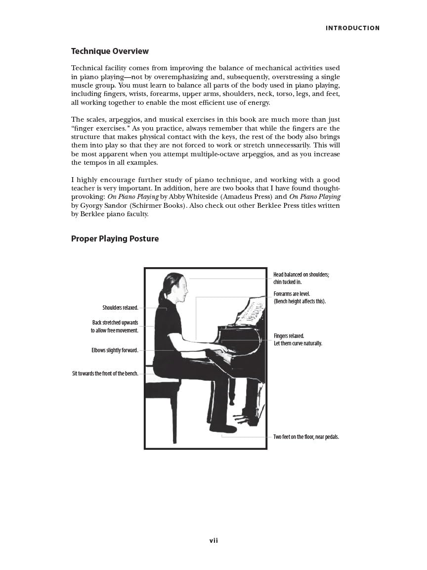 Berklee Press Piano Essentials Pf Book / Cd: Noten, CD für Klavier: Scales, Chords, Arpeggios And Cadences for the Contemporary Pianist