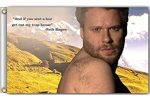 Get Your Laughs On with the Seth Rogen Flag Banner