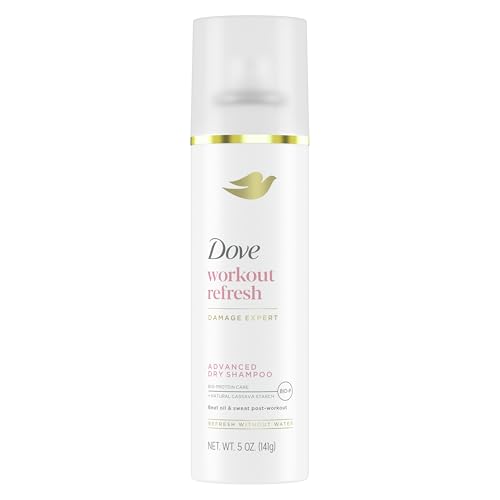 Dove Advanced Dry Shampoo Workout Refresh & Revive Post Workout Hair Without Water Lasting Fragrance for 2 Days 5 oz