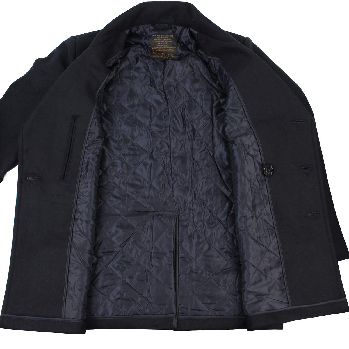 Mil-Tec US Navy Capa de Guisante Negro