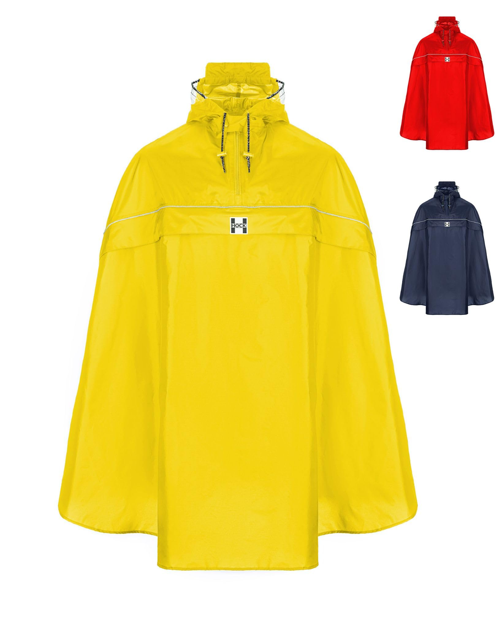 Bicycle poncho HOCK "Rain Stop", 30% reduced, slight visual defect, yellow, L
