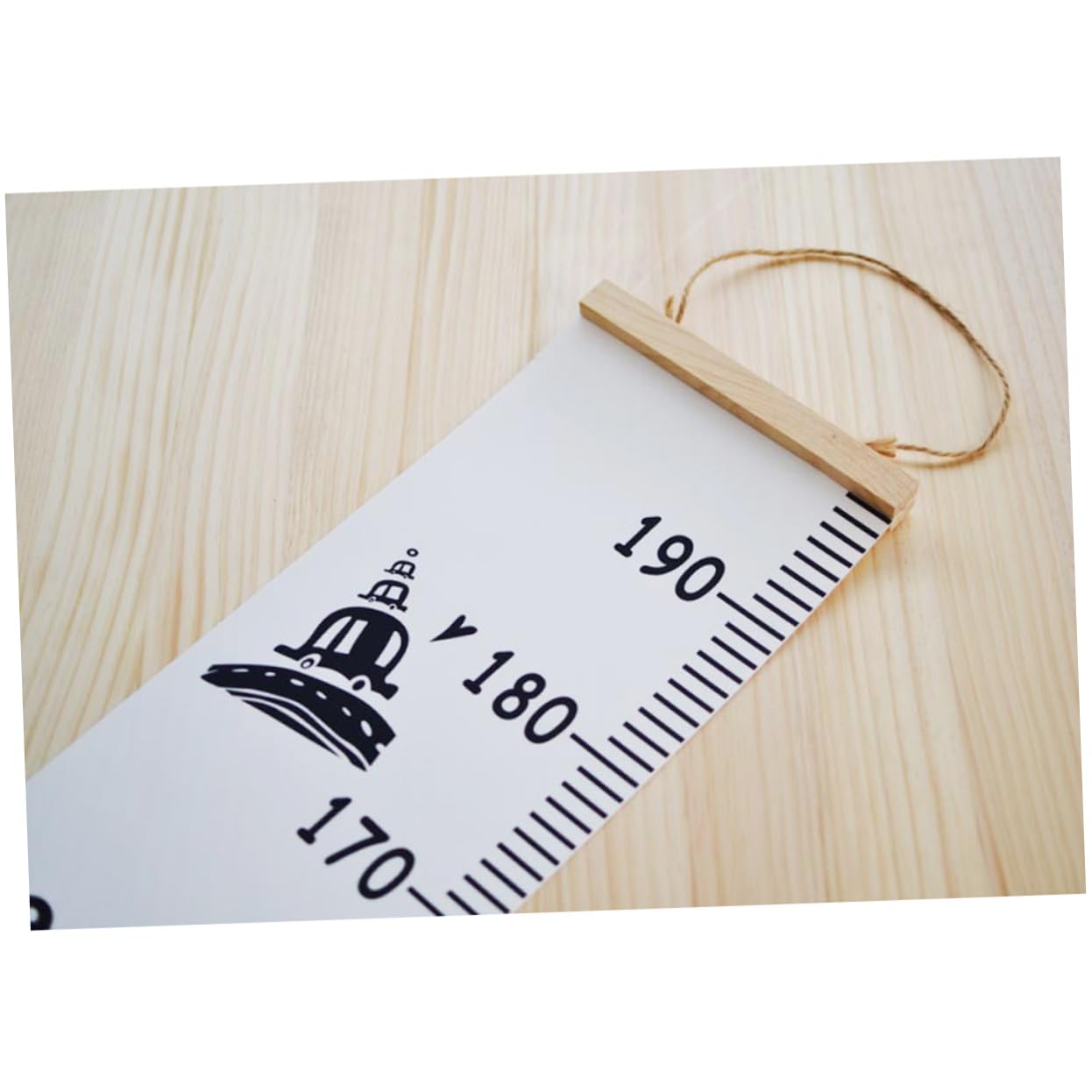 ULDIGI Waterproof Boys and Girls Room Wall Decor Height Chart for Boys/Girls Toddler Room Growth Chart Natural Material Easy Install/Remove