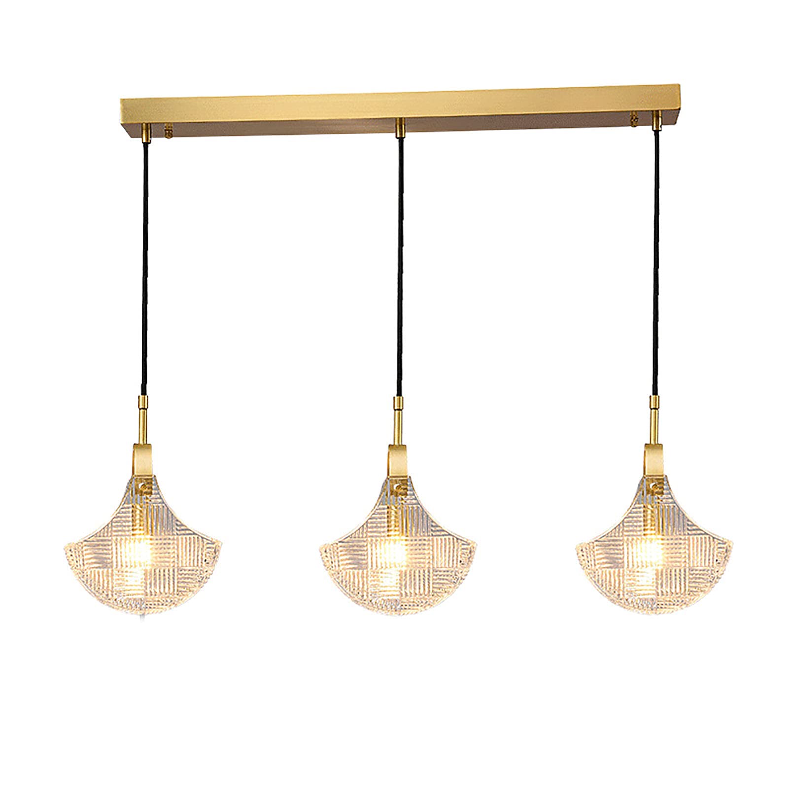 Lustre en cuivre salon et chambre, éclairage suspendu G9 chic