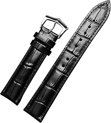 Leathers Strap 12/13/14/15/16/17/18/19/20/21/22/23/24/26mm Watch Band Men Women Calfskin Steel Pin Buckle Wrist Bracelet WatchBandS