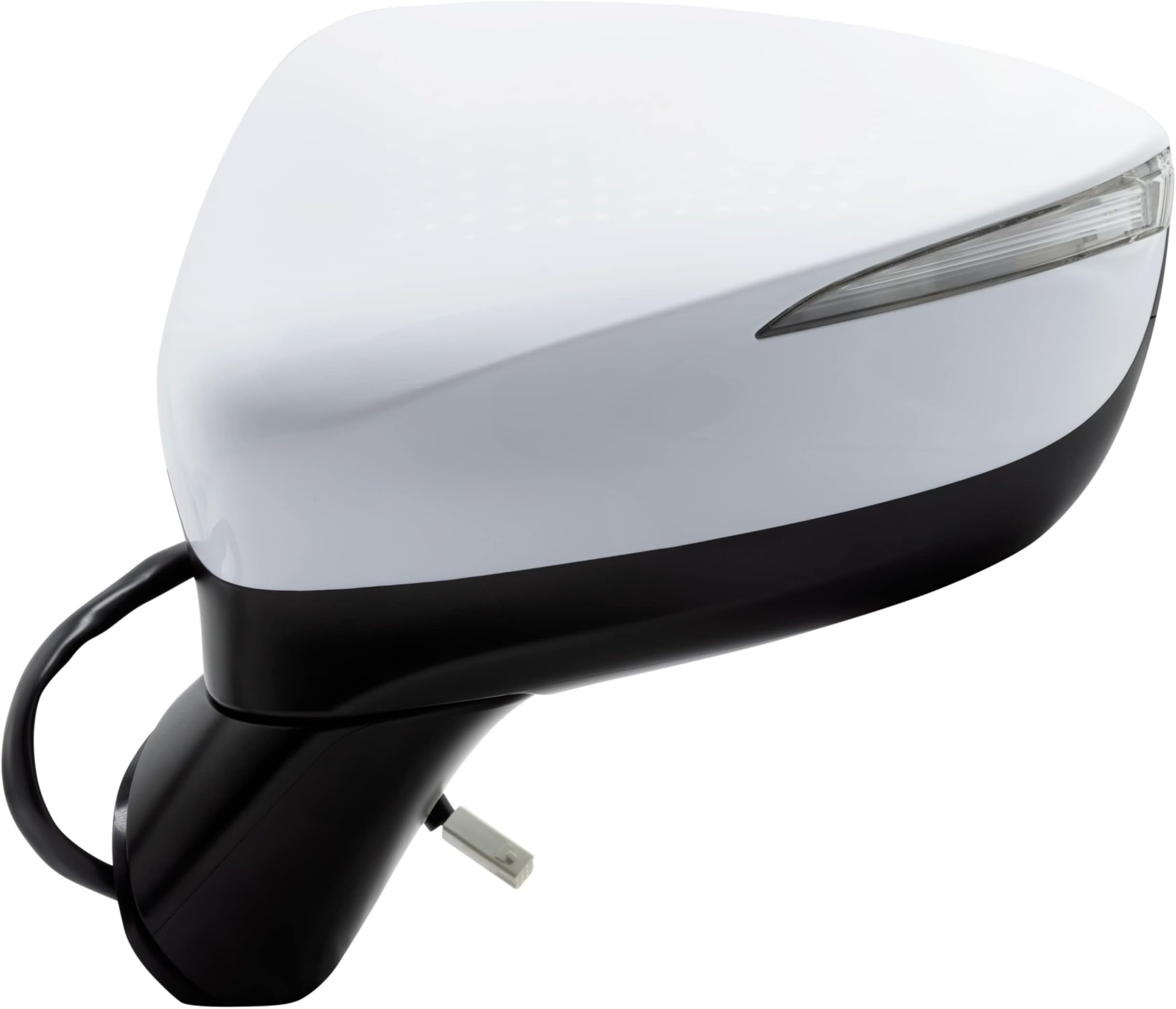 Spieg Driver Side Mirror for 2015-2016 Mazda CX-5 | Left Side View Mirror Assembly Power Adjustment Heated Glass Blind Spot Monitoring Power Folding Turn Signal Light | Paint to Match 9 Pins MA1320176