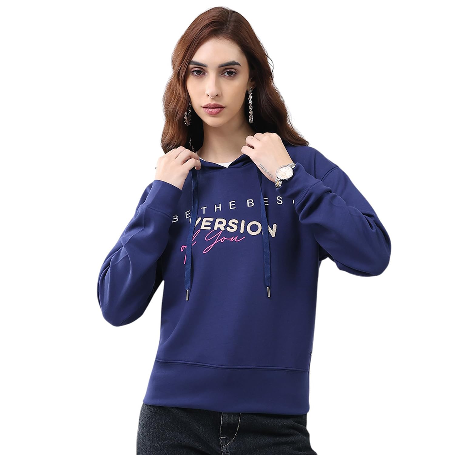 monte carlo Women's Regular Fit Top | Printed Hooded Neck | Full Sleeves Pull On | Stylish Winter Fashion Wear Top for Women's (Pack of 1)-picture-38