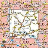 C3530 Wolfsburg Topographische Karte 1 : 100 000: DTK 100 Sachsen-Anhalt