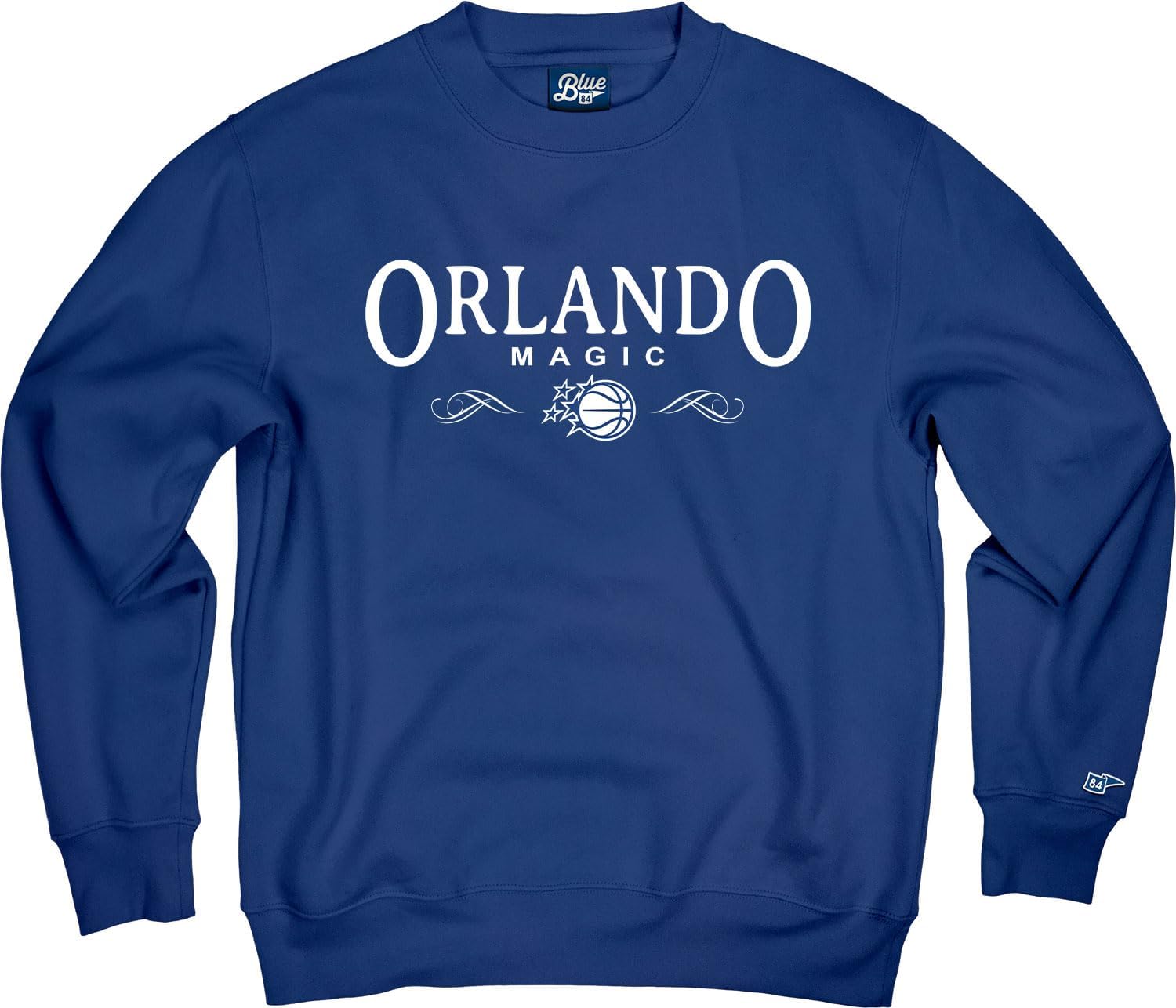 Blue 84 NBA Officially Licensed Crewneck Sweatshirt Embroidery Basketball