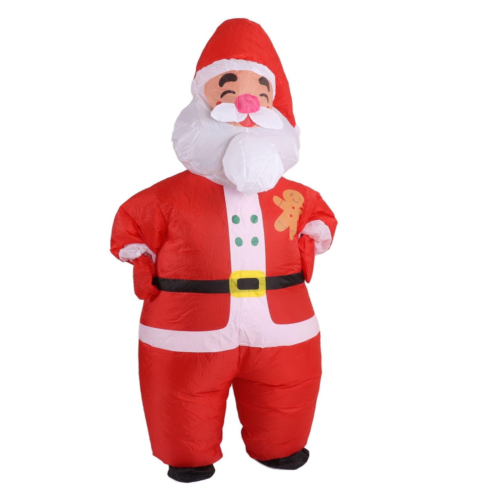 Nadmuchiwany kostium bożonarodzeniowy, zabawny kostium lalki Blow Up Christmas Party dla dorosłych 150-190 cm, tkanina poliestrowa 190T na Boże Narodzenie, ślub i imprezy cosplay (pufa z dużą