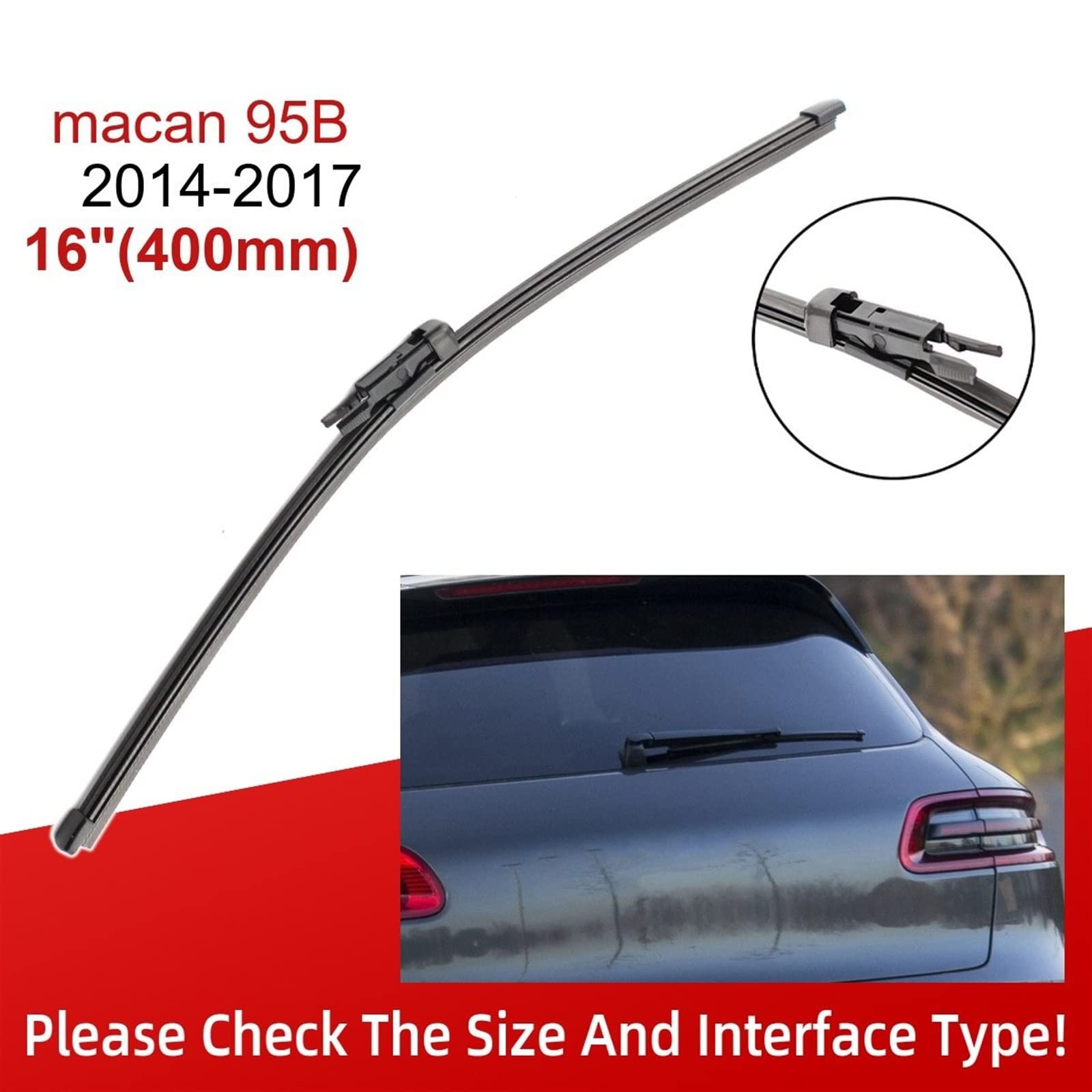 Wifko Scheibenwischer Set Für Porsche Macan 95B 2014-2024 - Vorne & Hinten