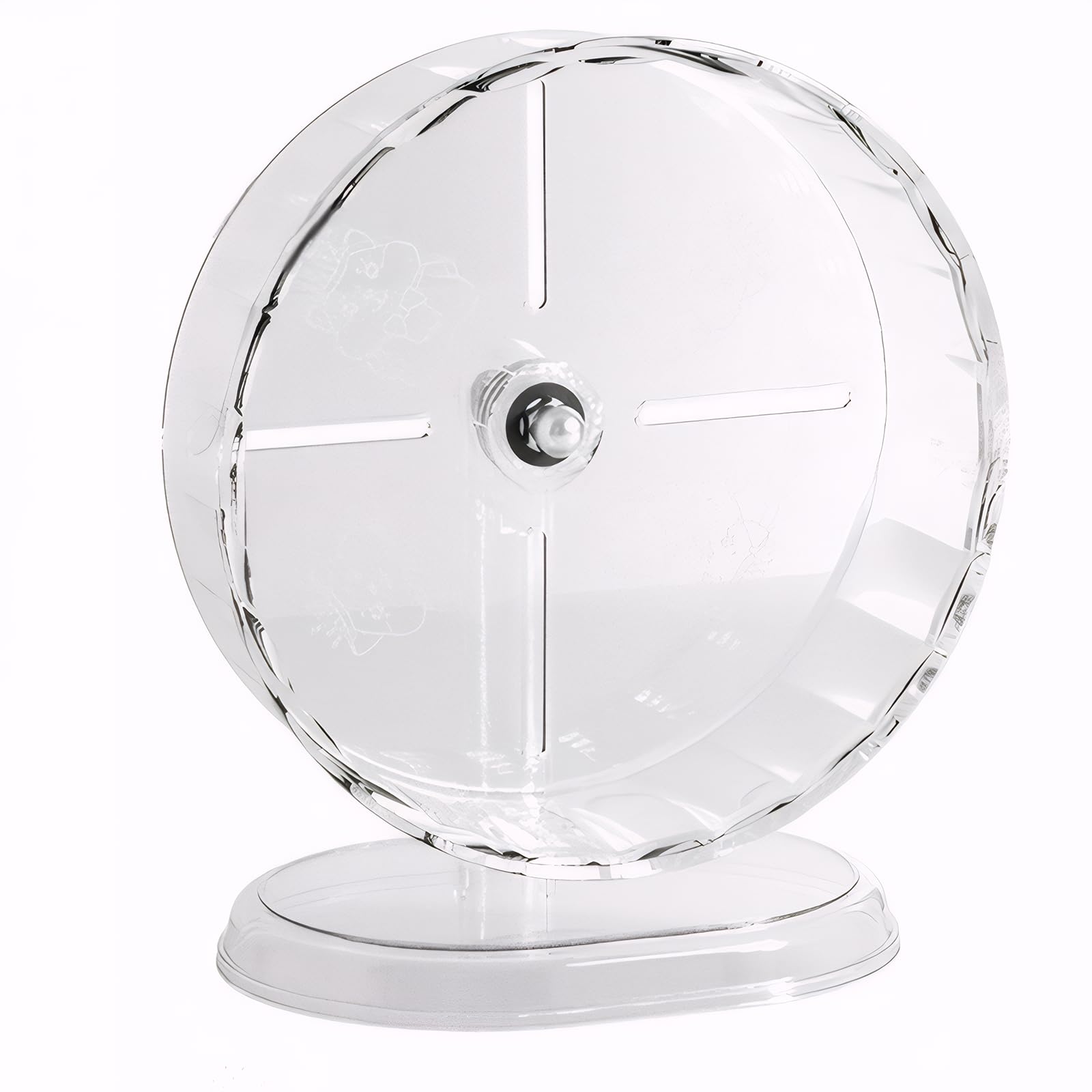 Silent Hamster Wheel – 9.5 Inch Syrian Hamster Running Wheel, Anti-Skid & Height Adjustable, Easy to Clean (9.5inch)